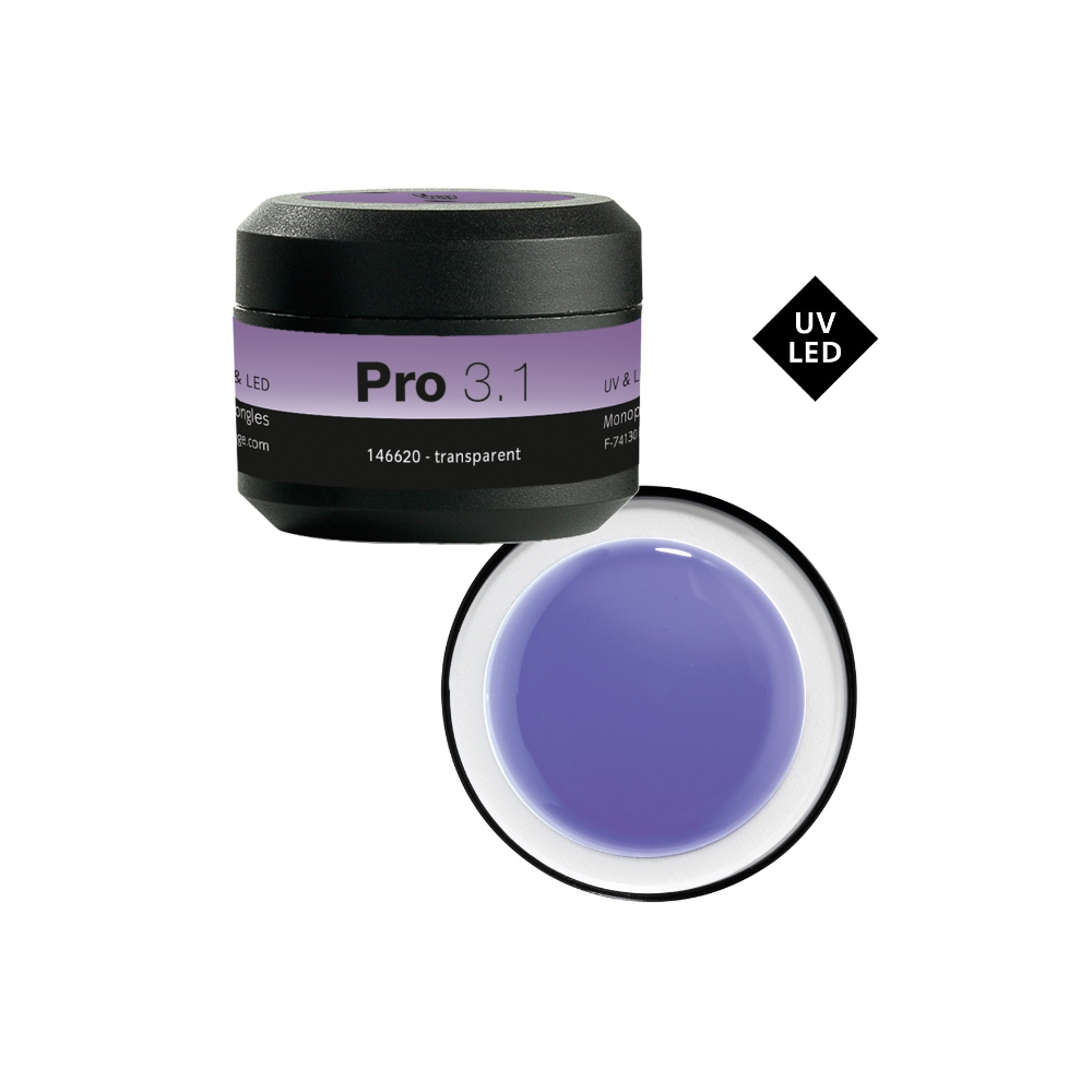 PEGGY SAGE 146620 PRO 3.1 GEL MONOFASE UV&LED 15GR TRASPARENTE