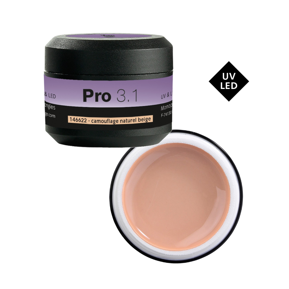 PEGGY SAGE 146622 PRO 3.1 GEL MONOFASE UV&LED 15GR MIMETICO NATURALE BEIGE