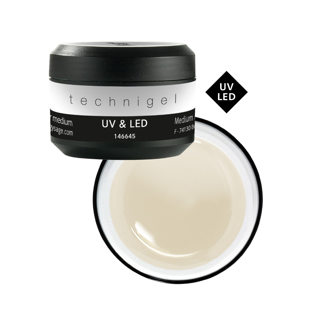 PEGGY SAGE 146645 GEL DI COSTRUZIONE UV/LED MEDIO -TRASPARENTE 50GR