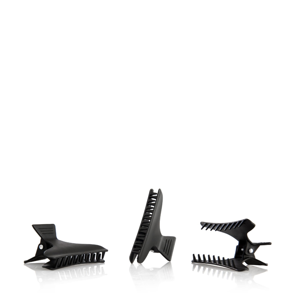 LABOR MOLLETTONE A PINZA PLASTICA SATINATA NERA CONF.12PZ F404