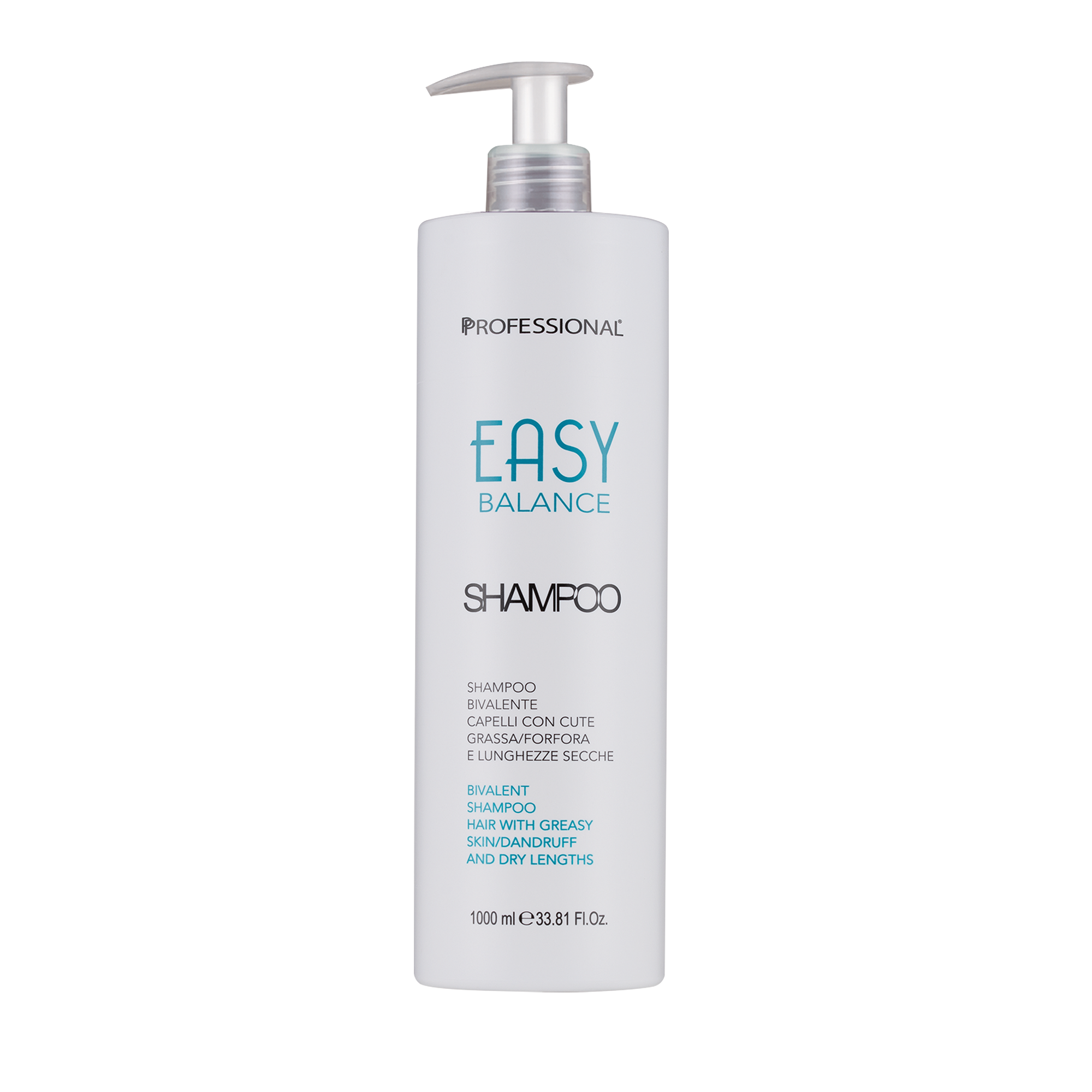 PROFESSIONAL EASY BALANCE SHAMPOO BIVALENTE CUTE GRASSA E FORFORA 1000ML