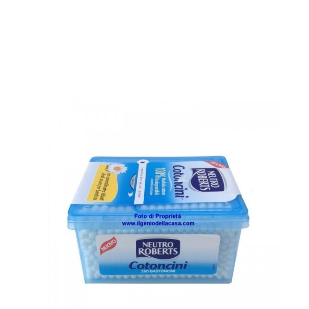NEUTRO ROBERTS COTONCINI 100% BIODEGRADABILI 260PZ
