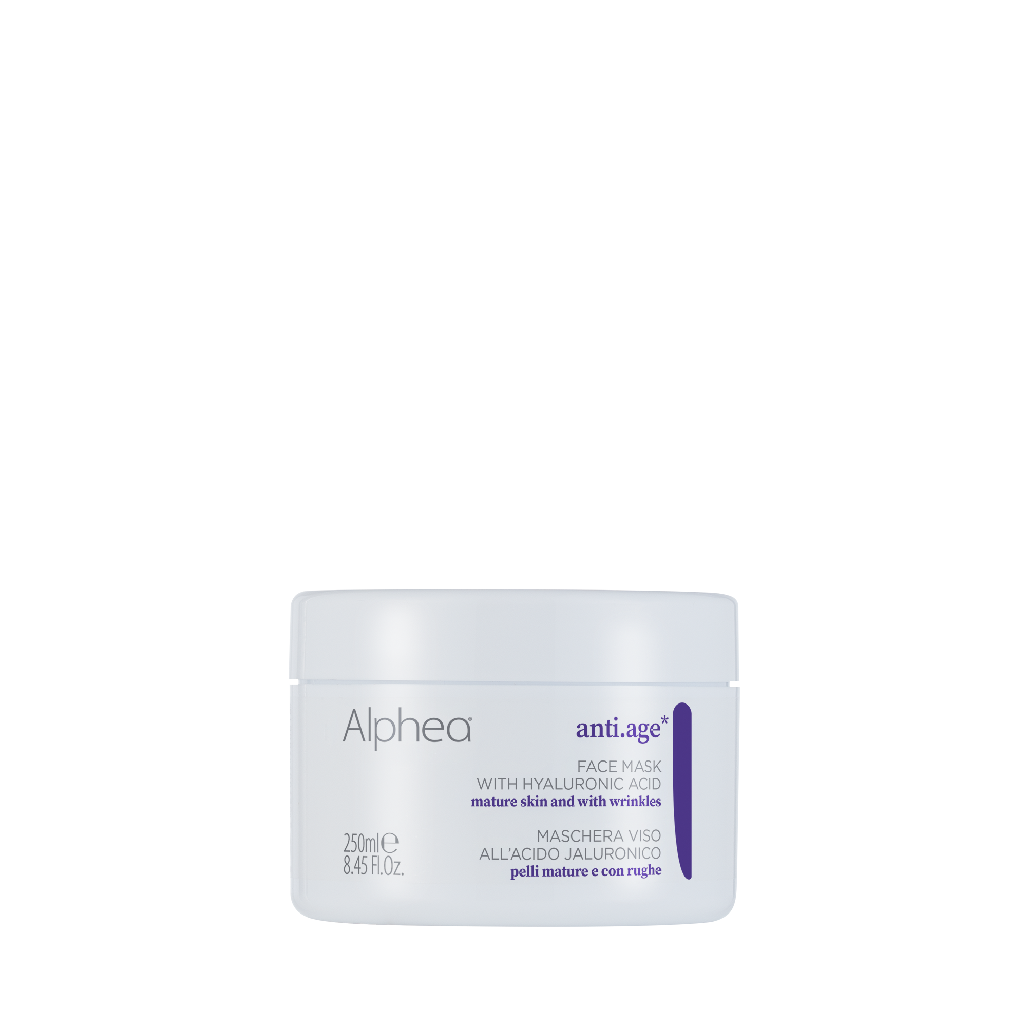 ALPHEA MASCHERA VISO ALL'ACIDO IALURONICO ANTIAGE REVITALIZING 250ML