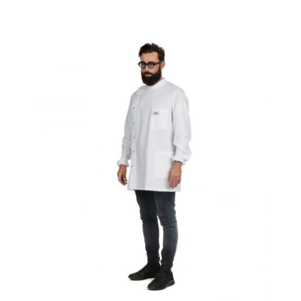 GORDON CAMICE BARBIERE UOMO BIANCO MIS.M A196M