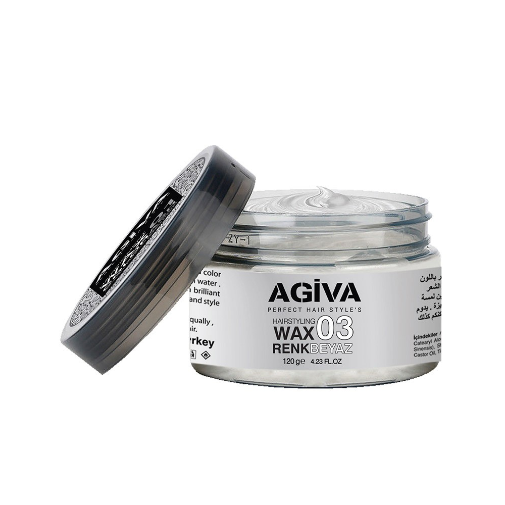 AGIVA 2594 STYLING COLOR WAX 03 WHITE 120GR