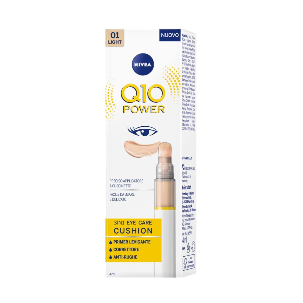 NIVEA CREMA VISO Q10 CUSHION 3IN1 LIGHT MEDIUM 01 15ML