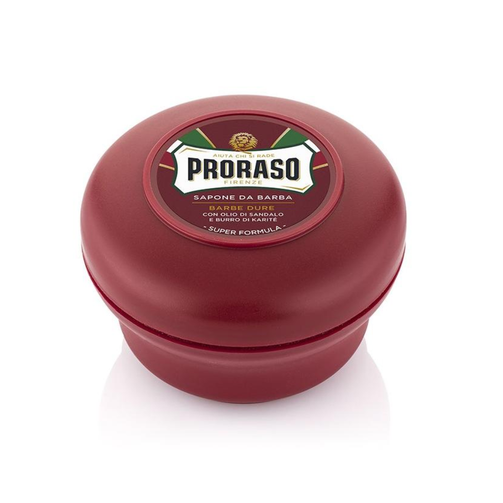 PRORASO SAPONE DA BARBA CIOTOLA BARBE DURE 150ML ROSSO
