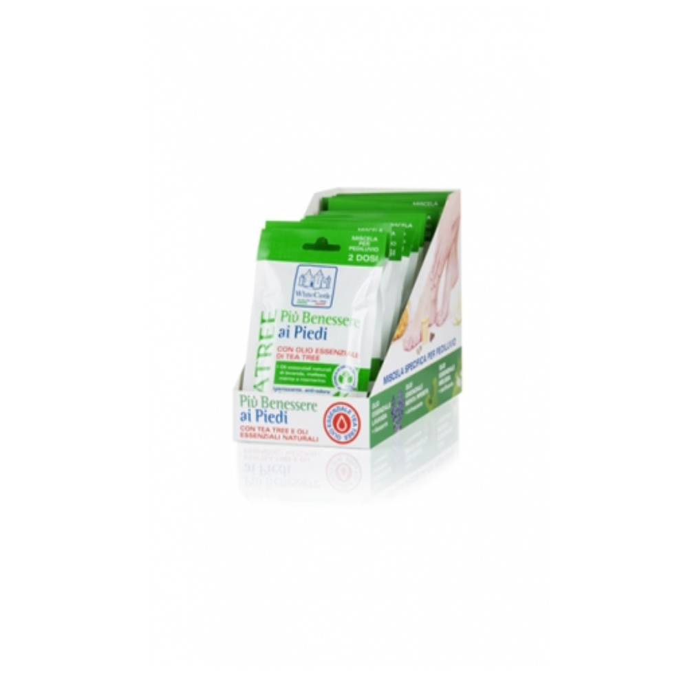 WHITE CASTLE MISCELA PEDILUVIO CON TEA TREE 2 DOSI 901010