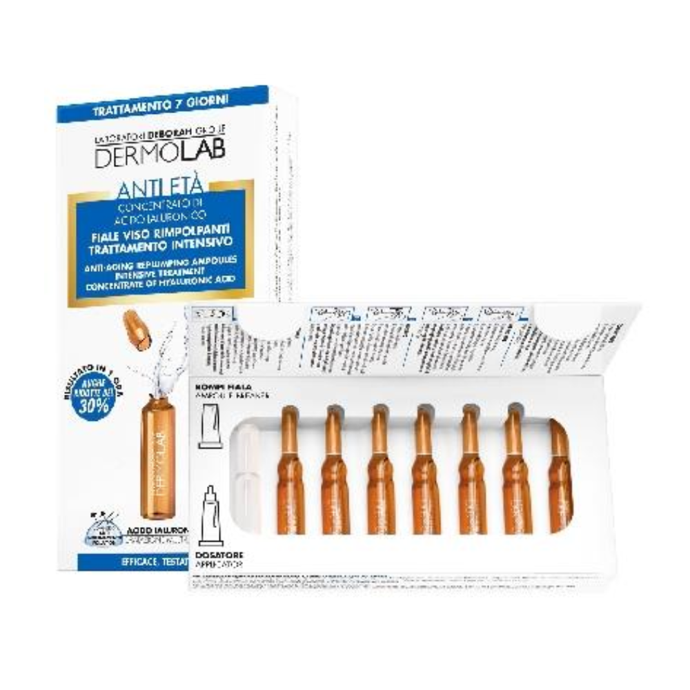 DERMOLAB FIALE VISO RIMPOLPANTI ANTIETA TUTTE LE PELLI 7X1.8ML 010403