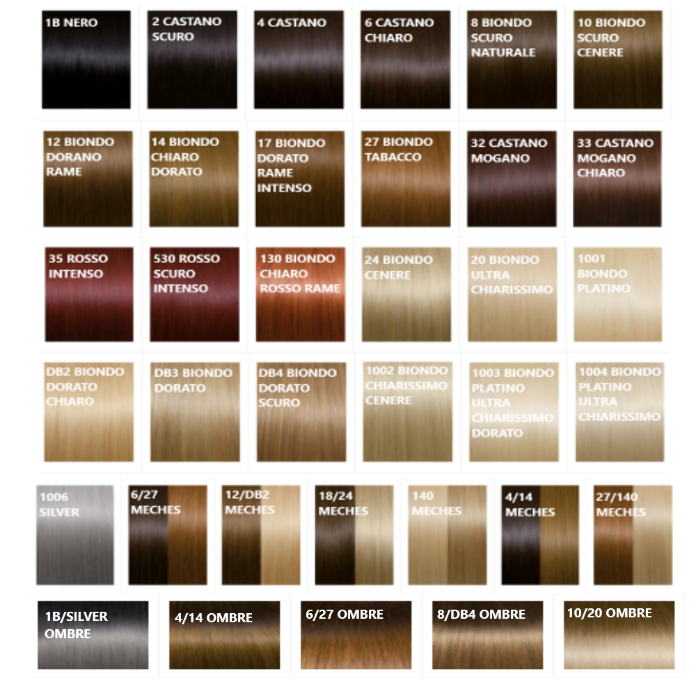 SEISETA FREE EXTENSIONS CON CLIP COLORI BASE CM50/55