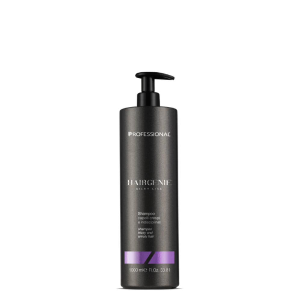 PROFESSIONAL HAIRGENIE SILKY LISS SHAMPOO CAPELLI CRESPI 1000ML
