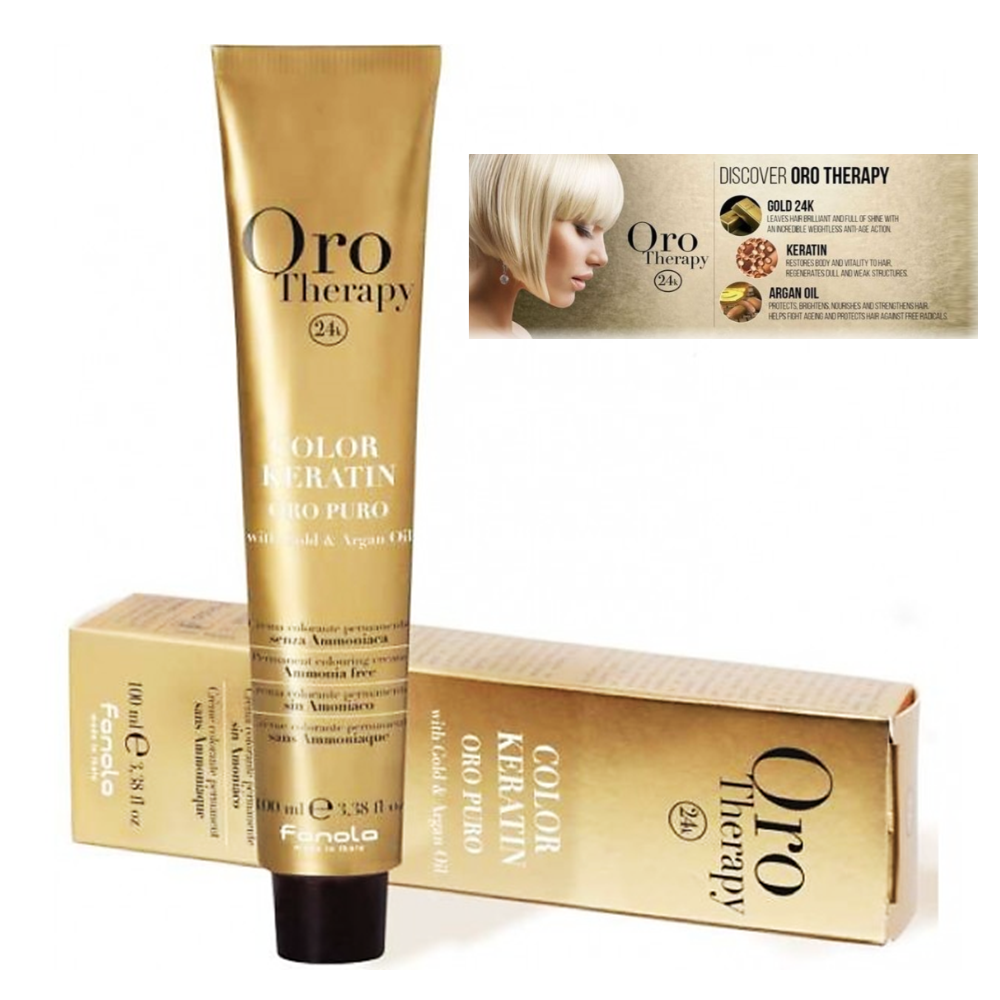 FANOLA COLOR KERATIN ORO THERAPY 24K TINTA SENZA AMMONIACA 100ML