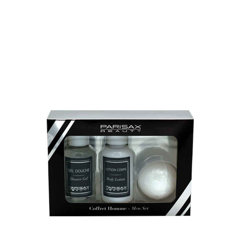 PARISAX MEN SET CONF. GEL DOCCIA 50ML+LOZIONE CORPO 50ML+SAPONE SOLIDO 059054