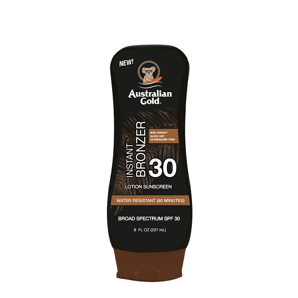 AUSTRALIAN GOLD INSTANT BRONZER LOTION SPF30 237ML AGCF25077