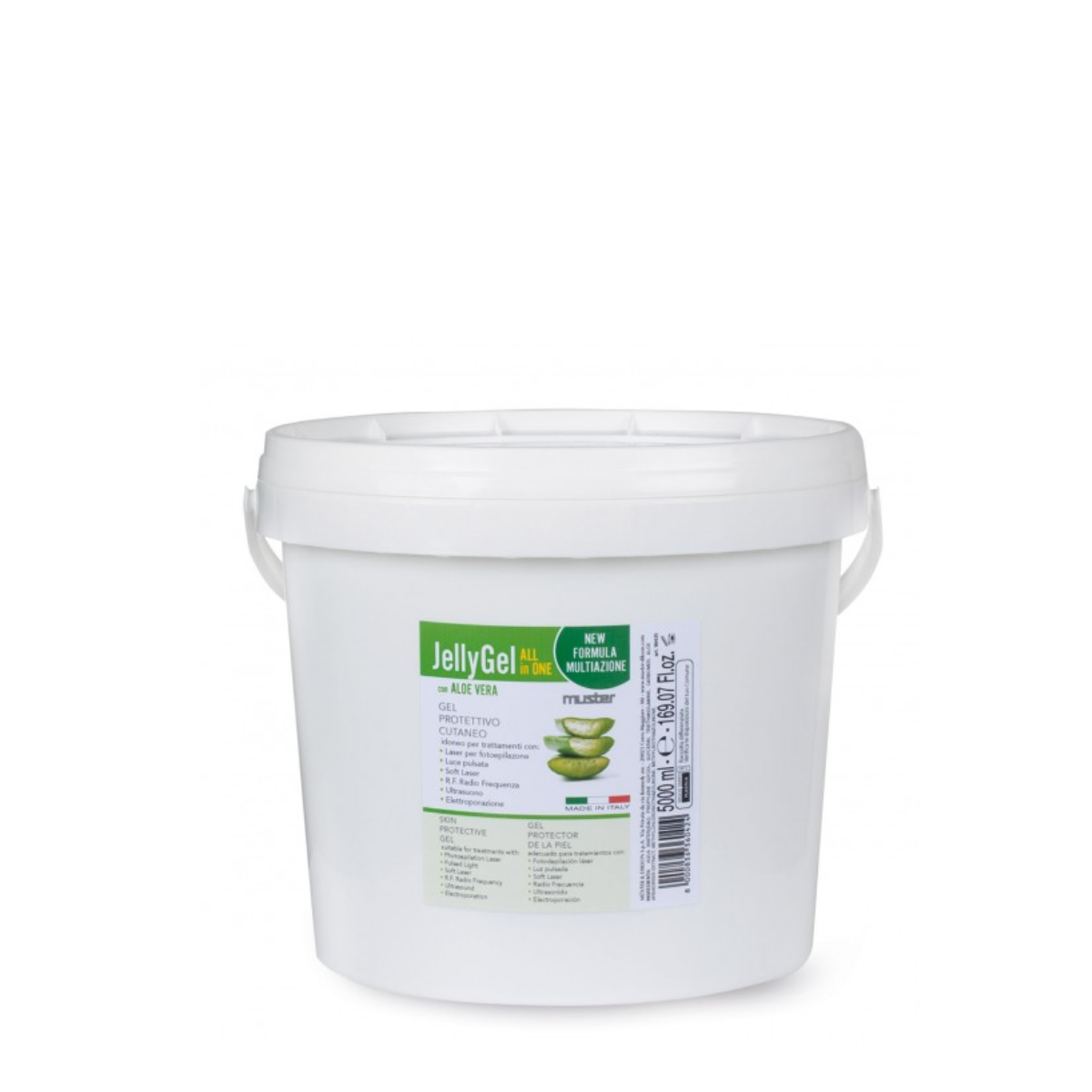 MUSTER 99425 JELLY GEL ULTRASUONI ALL IN ONE CONDUTTORE PROTETTIVO CUTANEO VASO 5000ML