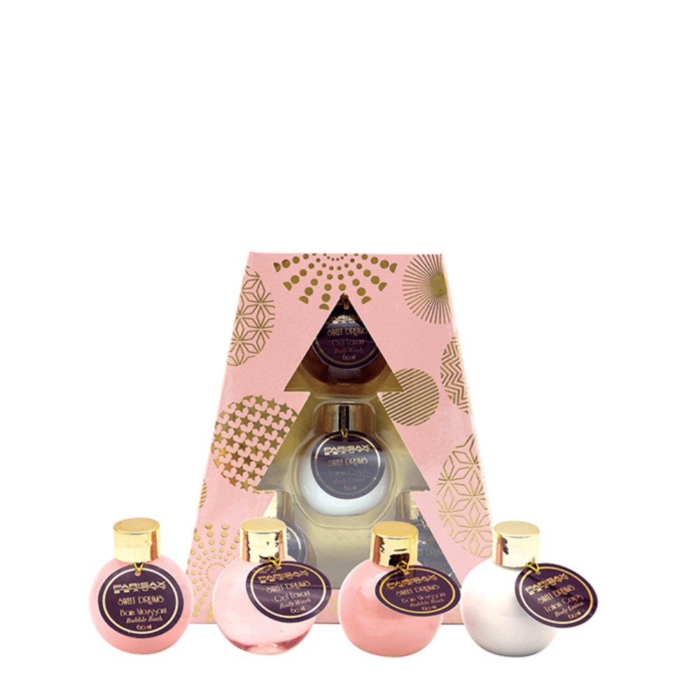 PARISAX SCATOLA ALBERO CONF. LATTE CORPO 60ML+GEL DOCCIA 60ML+2 BAGNO SCHIUMA 60ML 059218