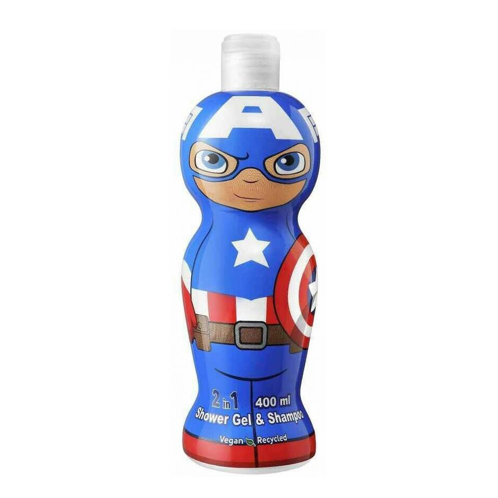 MARVEL AVENGERS CAPITAN AMERICA 2IN1 GEL DOCCIA SHAMPOO 400ML 9033