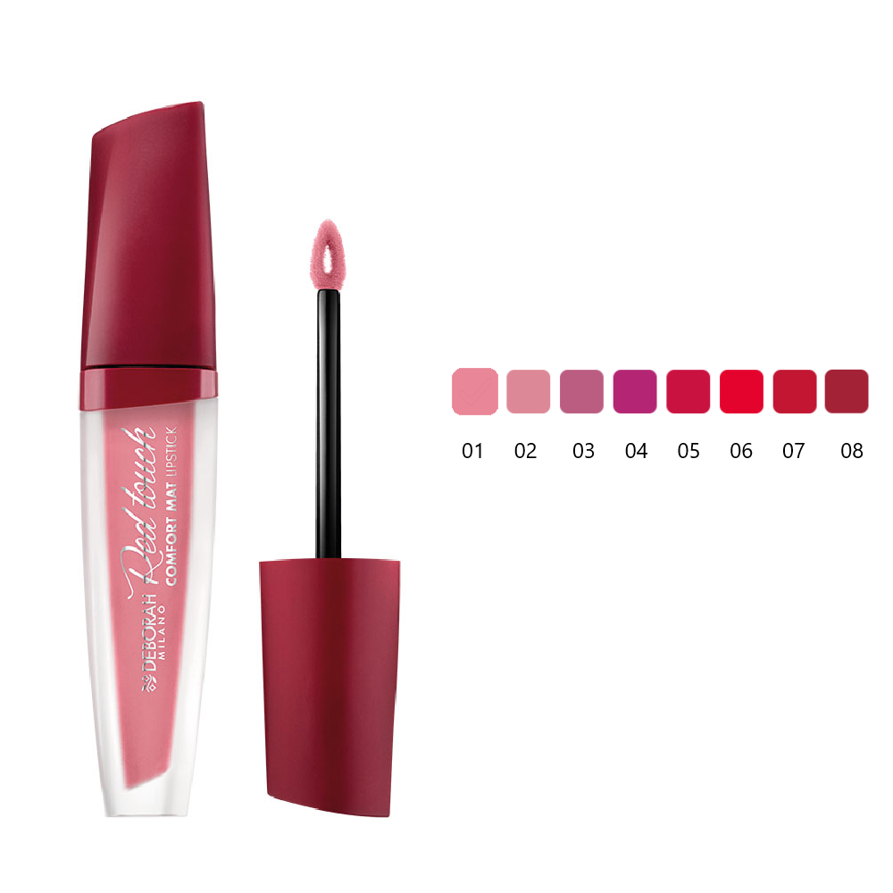 DEBORAH RED TOUCH COMFORT MAT LIPSTICK ROSSETTO LIQUIDO MAT