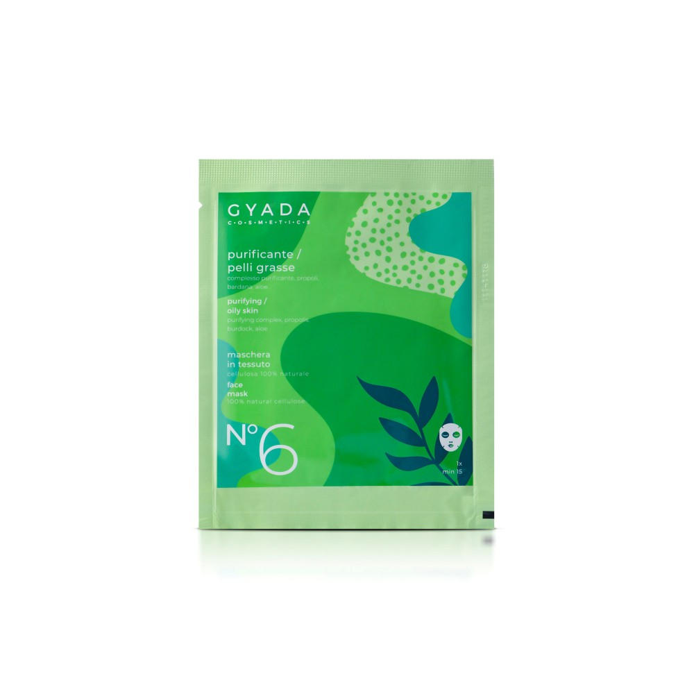 GYADA COSMETICS MASCHERA IN TESSUTO PURIFICANTE PELLI GRASSE N 6