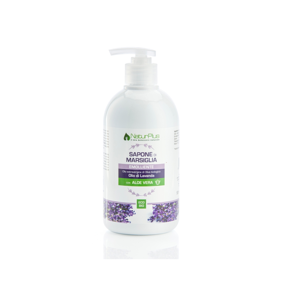 NATURPLUS SAPONE DI MARSIGLIA EMOLLIENTE 500ML