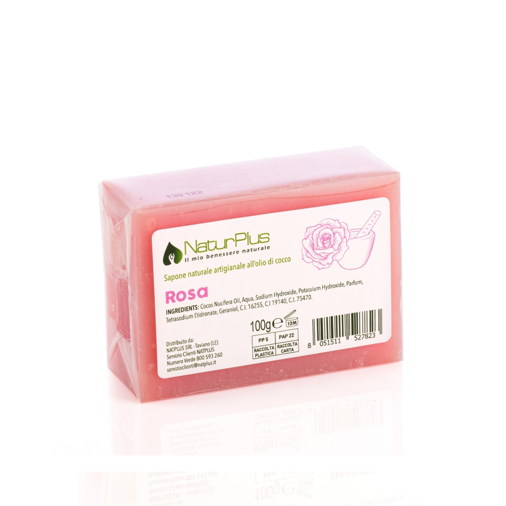 NATURPLUS SAPONE NATURALE ROSA 100ML
