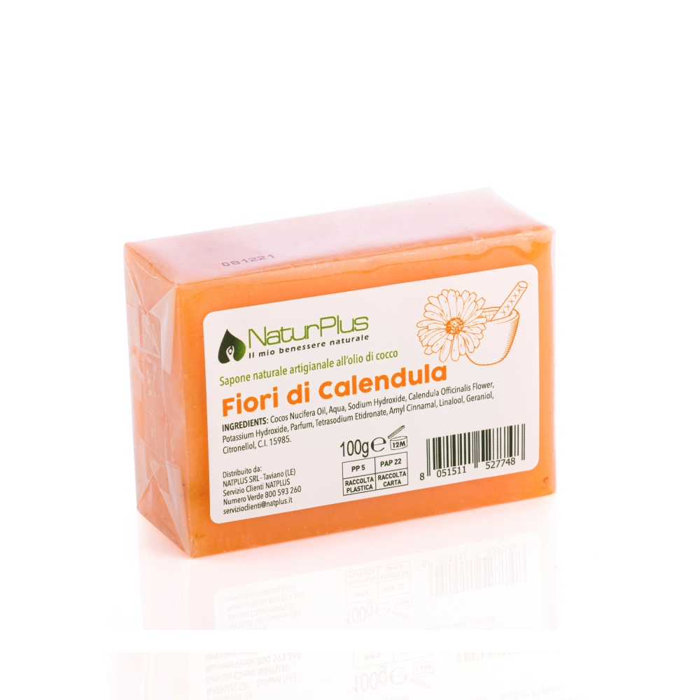 NATURPLUS SAPONE NATURALE FIORI DI CALENDULA 100 GR