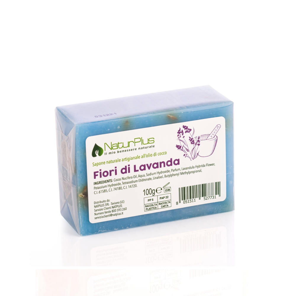NATURPLUS SAPONE NATURALE FIORI DI LAVANDA 100ML