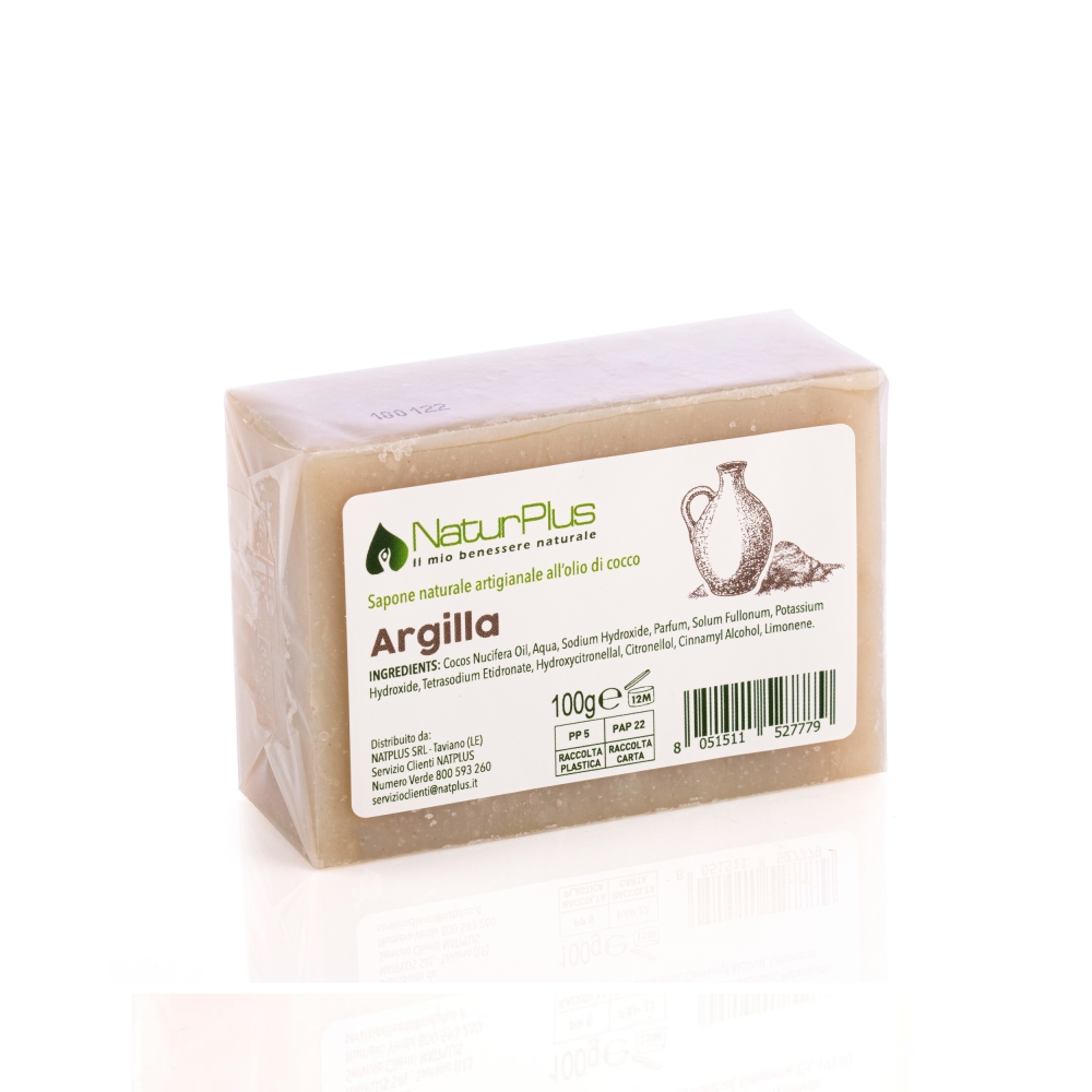 NATURPLUS SAPONE NATURALE ARGILLA 100ML