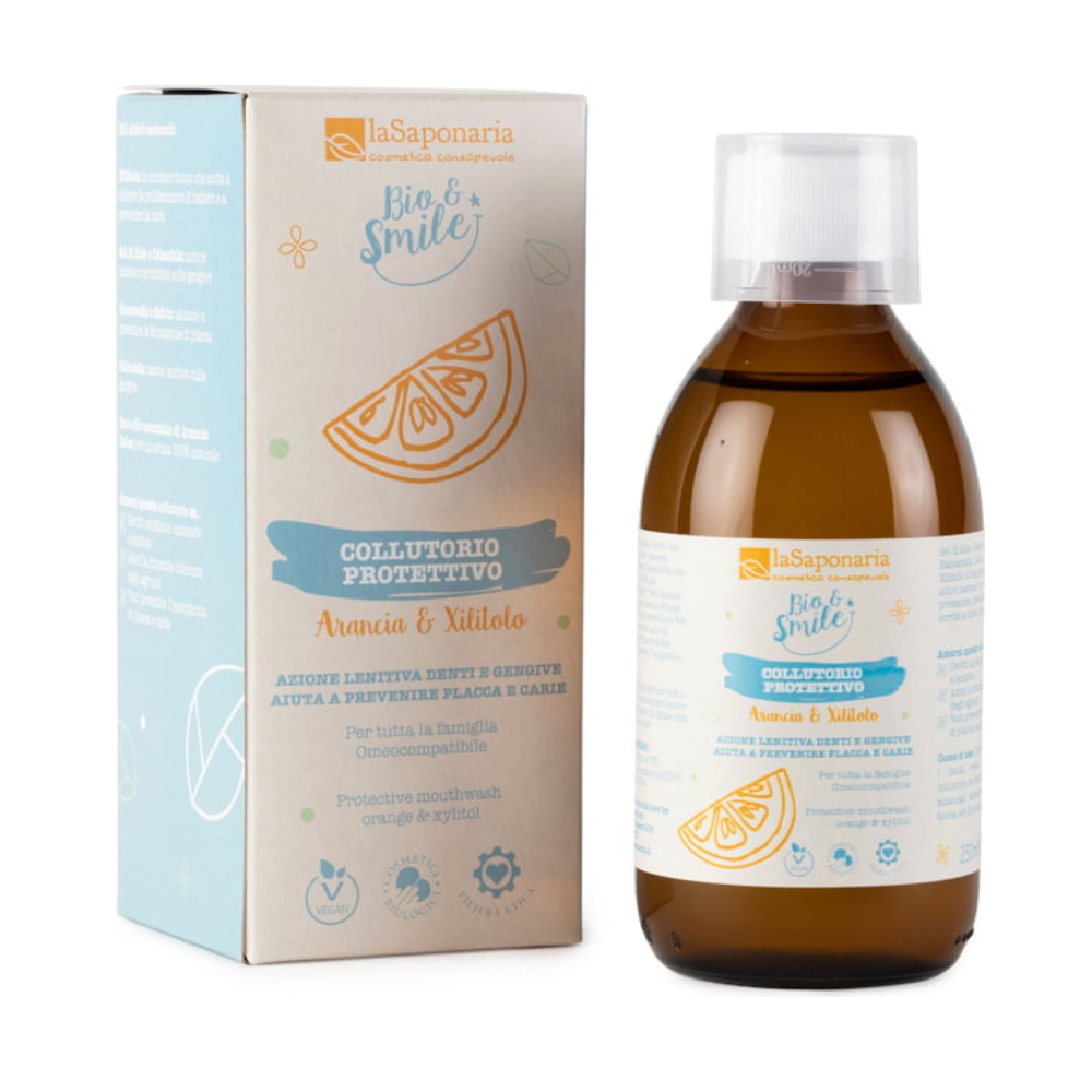 LA SAPONARIA COLLUTORIO PROTETTIVO ARANCIA & XILITOLO 250 ML