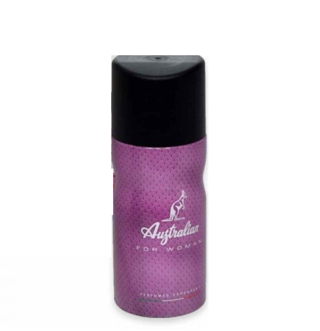 AUSTRALIAN FOR WOMAN DEODORANTE ROSA 150ML 9402