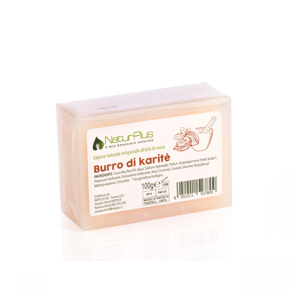 NATURPLUS SAPONE NATURALE BURRO DI KARITE' 100 GR