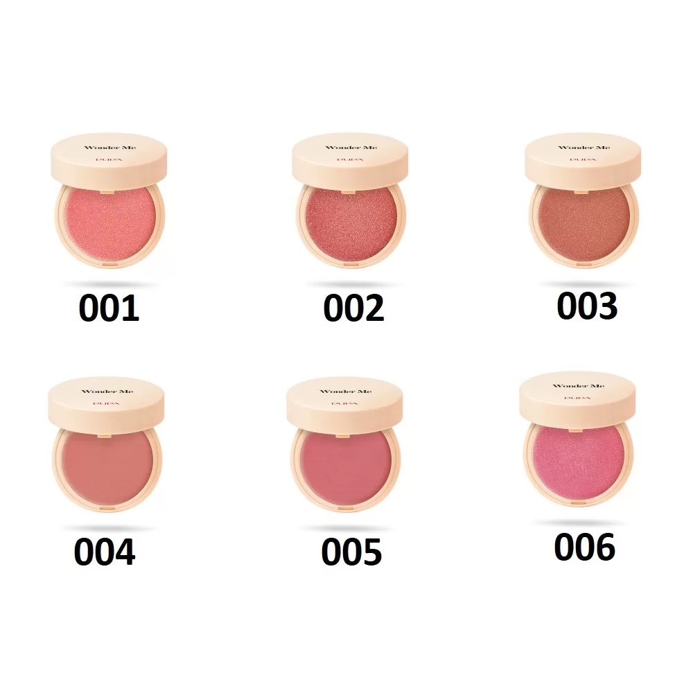 PUPA WONDER ME BLUSH EFFETTO NATURALE CON ACIDO IALURONICO 4G