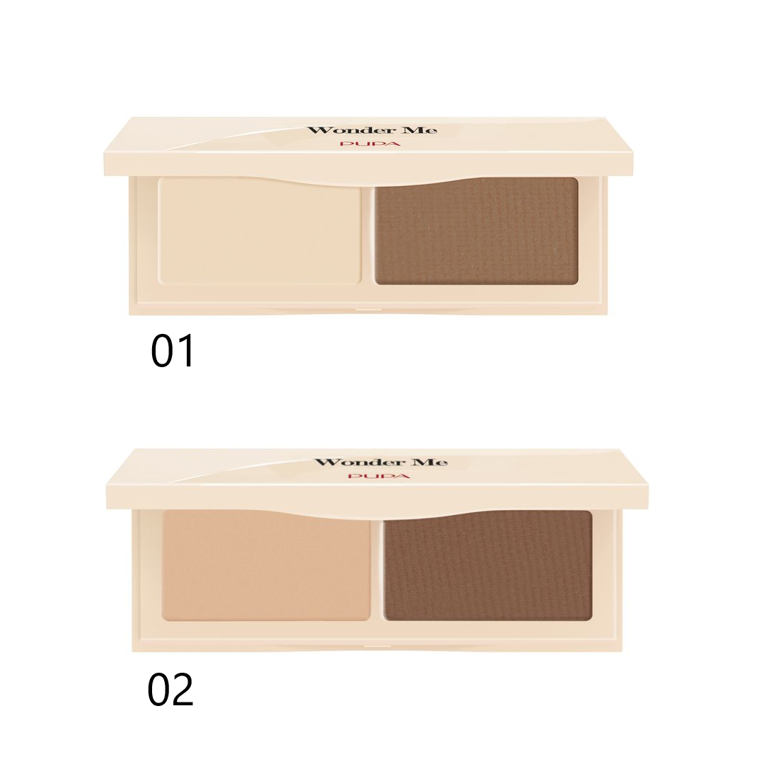 PUPA WONDER ME NATURAL SCULPT POLVERE VISO DUO CONTOURING 8G