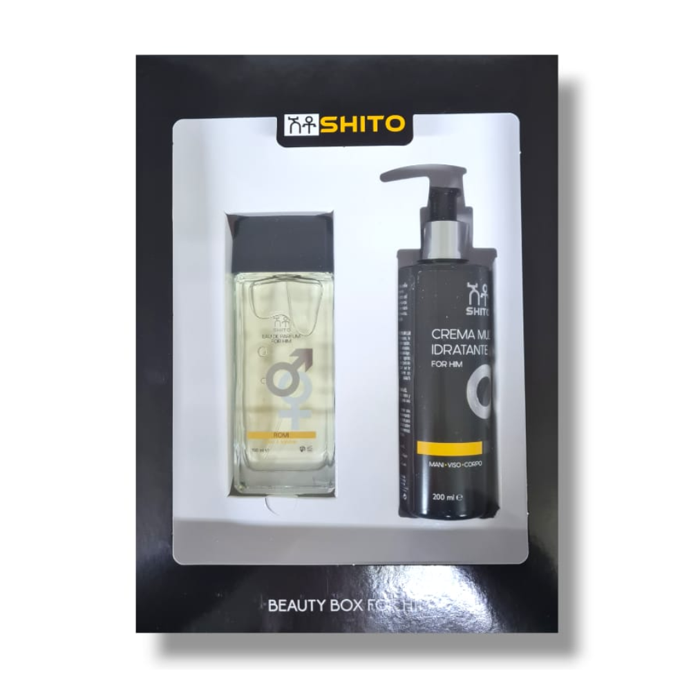SHITO BEAUTY BOX UOMO CONF. EDP ROMI 100ML + CREMA MULTIUSO