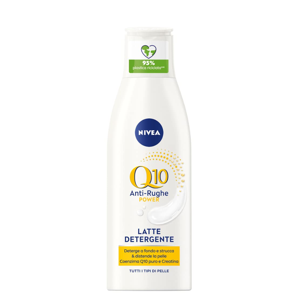 NIVEA LATTE DETERGENTE ANTIRUGHE Q10 POWER 200ML