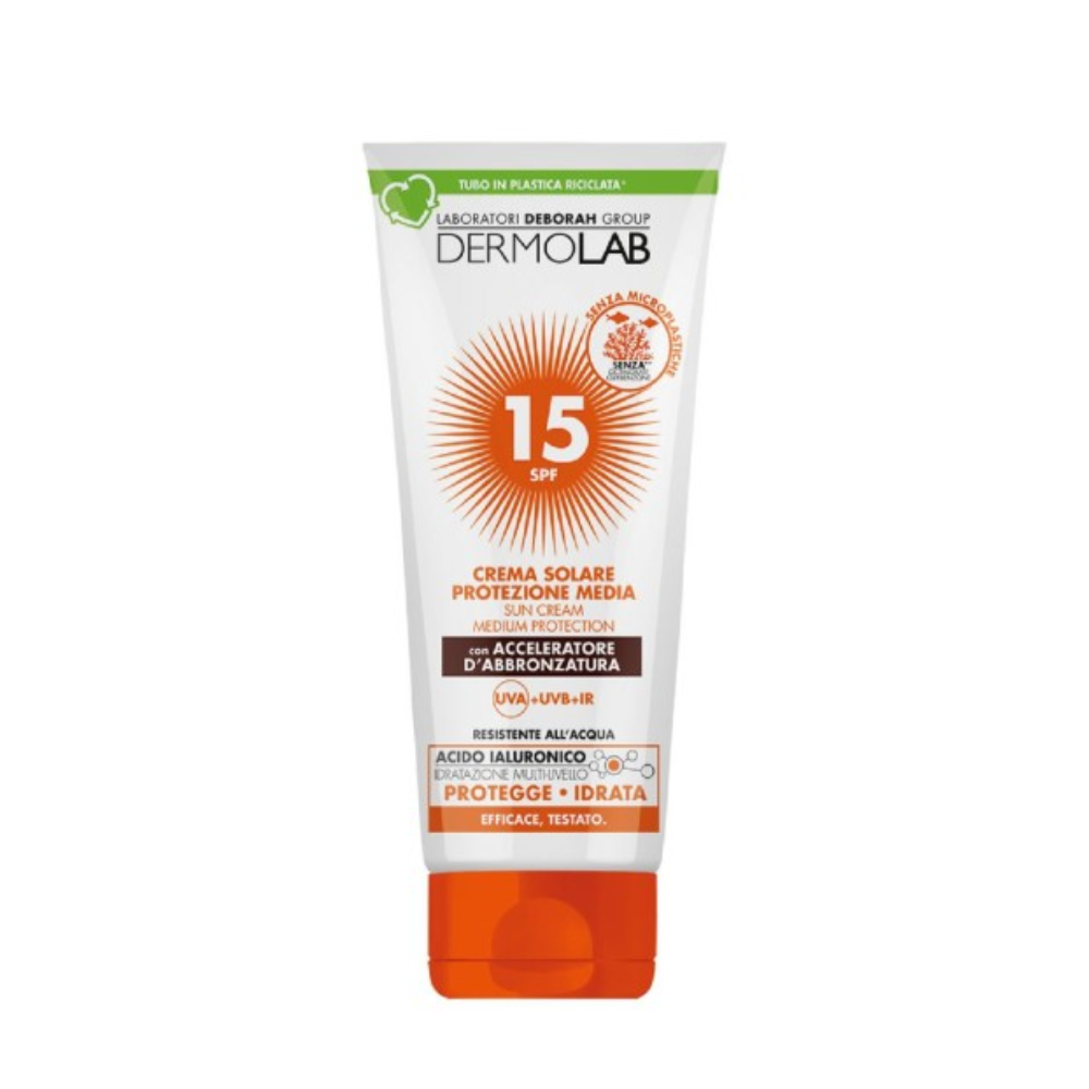 DERMOLAB CREMA SOLARE PROTEZIONE MEDIA SPF15 200ML TDV000524