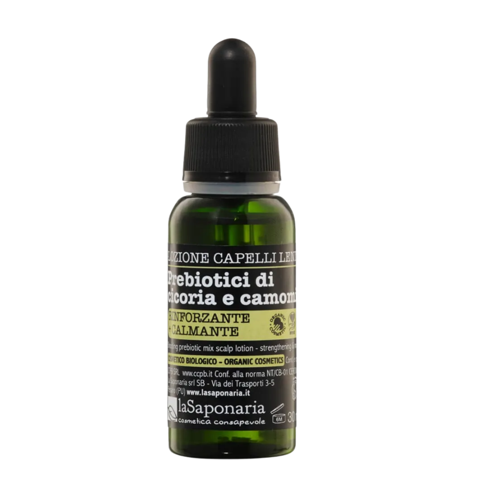 LA SAPONARIA LOZIONE CAPELLI LENITIVA PREBIOTICI DI CICORIA E CAMOMILLA 30 ML