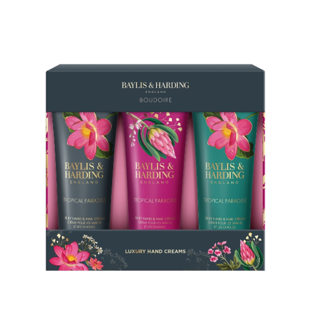 BAYLIS & HAIRDING CONF. 3 CREME MANI 50ML BOUDOIRE LUXURY BD253HTREATS