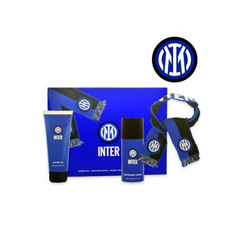INTER CONF. DEO SPRAY 150ML + DOCCIA GEL 200ML + SCIARPA 616431