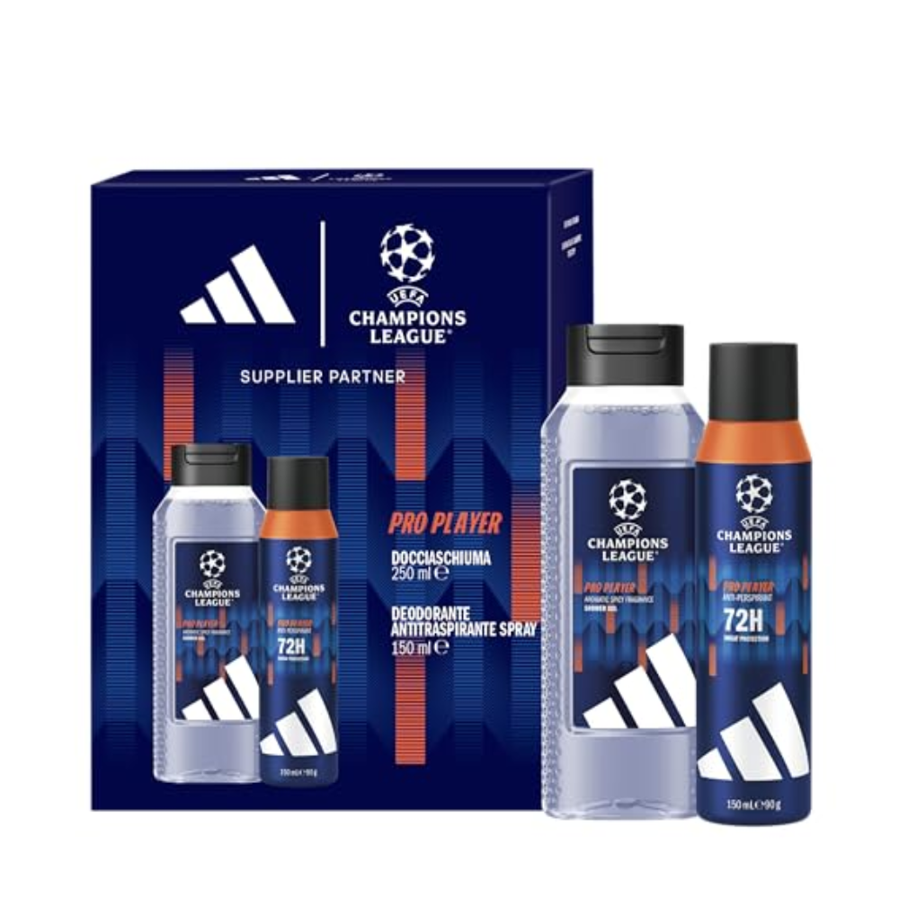 ADIDAS UEFA CHAMPIONS LEAGUE DEO SPRAY 150ML + DOCCIA GEL 250ML 362051