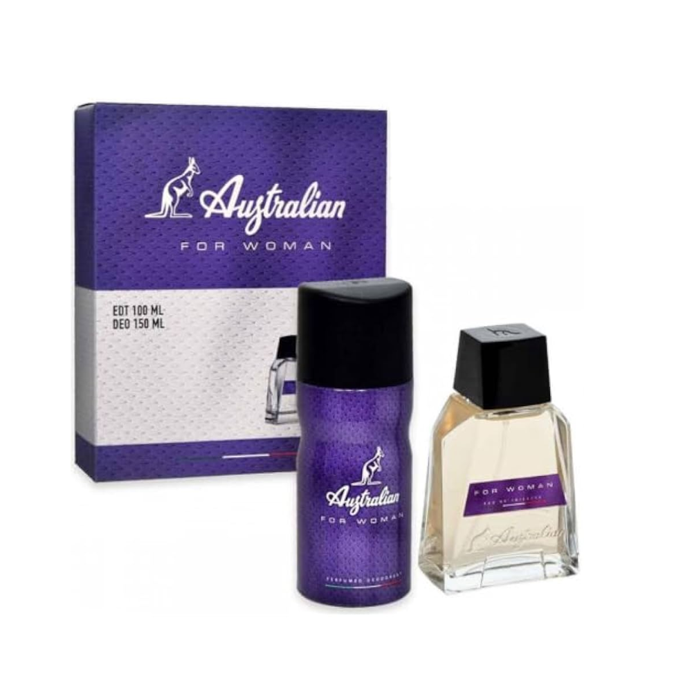 AUSTRALIAN DEODORANTE VIOLA 150ML + SHOWER GEL250ML FOR WOMAN AUST64